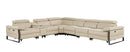 1246 - 7-Piece L-Shaped Modular Power Reclining Sectional With 4 Power Recliners And Power Headrests
