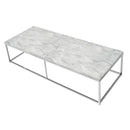 Voleta - Coffee Table - Engineered Stone Top & Chrome