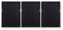 Honslow - Wall Art Set (Set of 3) - Brown / Black / White