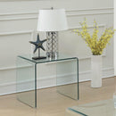 Ripley - Rectangular Tempered Bent Glass Table