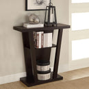 Evanna - 2-Shelf Engineered Wood Console Table - Cappuccino