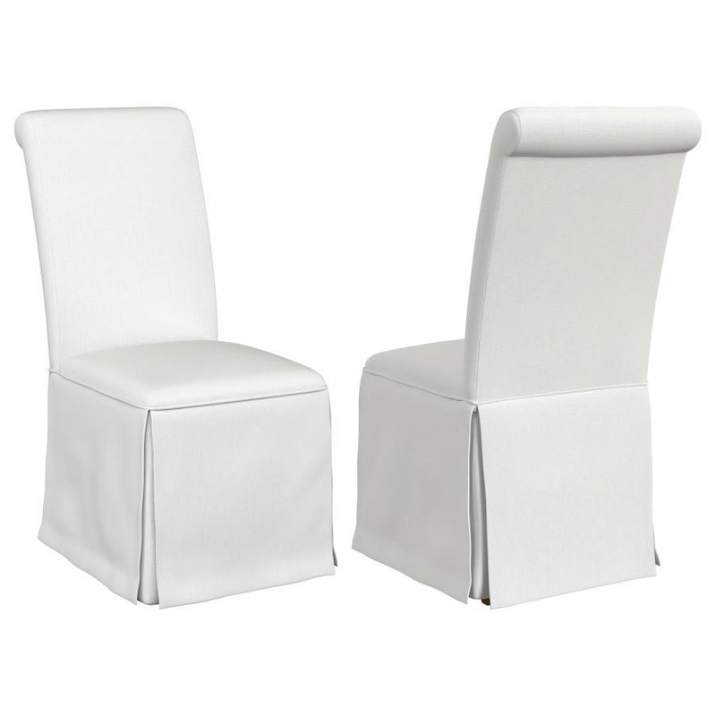 Shawna - Upholstered Skirted Dining Chair (Set of 2)
