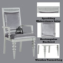 Maverick - Arm Chair (Set of 2) - Fabric & Platinum
