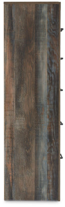 Drystan - Five Drawer Chest - Brown / Beige
