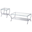 Saide - Glass Top Coffee And End Table Set