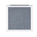 Noralie - End Table With Open Storage Compartment - Clear Glass, Mirrored & Faux Diamonds