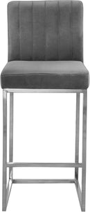 Giselle - Stool with Chrome Legs