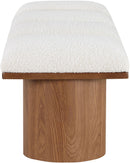 Pavilion - 4 Piece Modular Bench With Brown Base