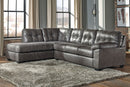 Fallston - Left Arm Facing Chaise 2 Pc Sectional - Slate