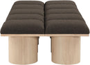 Pavilion - 10 Piece Modular Bench With Natural Base