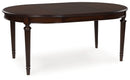 Lavinton - 8 Pc. - Dining Room Extension Table, 6 Side Chairs, Server - Brown