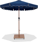 Amalfi - Aluminum Patio Umbrella - Light Brown Base / Light Brown Pole