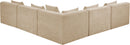 Stellar - 5 Piece Upholstered Modular Sectional