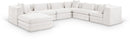 Stellar - 7 Piece Chenille Fabric Upholstered Modular Sectional