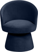 Selene - Upholstered Swivel Dining Chair