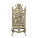 Danae - Arm Chair (Set of 2) - Synthetic Leather , Champagne & Gold