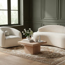 Spencer - 12" Oak Veneer Coffee Table