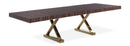 Excel - Extendable Dining Table with Gold Base