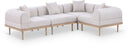 Laguna - 4 Piece 106.5" Upholstered Outdoor Patio Modular Sectional