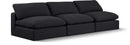 Comfy - Linen Modular Armless Sofa 3 Seats