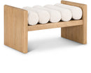 Waverly - Bench With Natural Frame