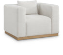Alfie - Linen Textured Fabic Chair