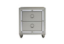 Riley - Nightstand - Silver