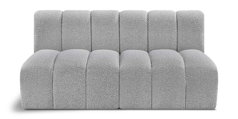 Arc - Boucle Fabric 2 Seats Modular Sofa