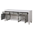 Katia - TV Stand - Rustic Gray & Weathered White