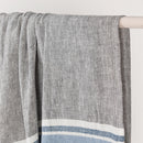Lima - Throw - Capri Blue / Dark Gray