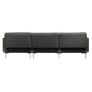 Duzzy - Sectional Sofa - Dark Gray Fabric