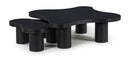 Cove - Oak Veneer And Solid Wood 2 Piece Coffee Table