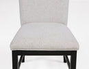 Sebastian - Side Chair (Set of 2) - Black / Gray