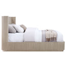 Leanna - Eastern King Bed - Light Oak