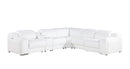 1116 - Power Reclining Italian Leather Sectional