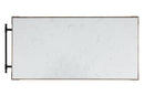 Alforvott - Kitchen Island - Marble Top & Weathered Gray