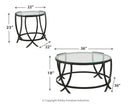 Tarrin - Occasional Table Set (Set of 3) - Black
