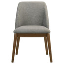 Franklin - Upholstered Dining Side Chair (Set of 2) - Gray