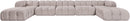 Orin - 7 Piece Modular Sectional (3 Modular Chairs, 2 Corner Chairs & 2 Ottomans)