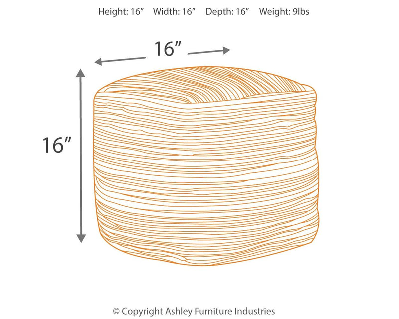 Absalom - Pouf - Denim