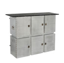 Brancaster - Bar Table With Marble Top - Marble Top & Aluminum