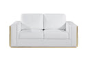 1130 - Top Grain Italian Leather Loveseat