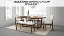 Salerno - Side Chair (Set of 2) - Gray / Brown
