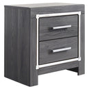 Lodanna - Two Drawer Night Stand - Gray