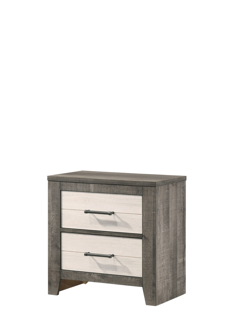 Rhett - Nightstand - Chalk / Gray