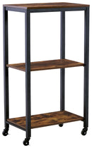 Bevinfield - Bar Cart - Brown / Black