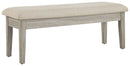 Parellen - Upholstered Storage Bench - Beige / Gray