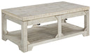 Fregine - Lift Top Cocktail Table - Whitewash