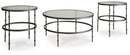 Kellyco - Occasional Table Set (Set of 3) - Gunmetal