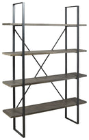 Gilesgrove - Bookcase - Black / Gray